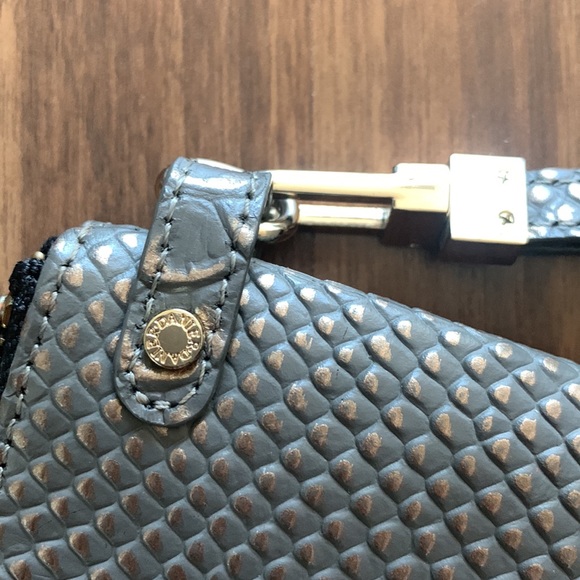 Danier Grey Leather Clutch - Picture 3 of 8